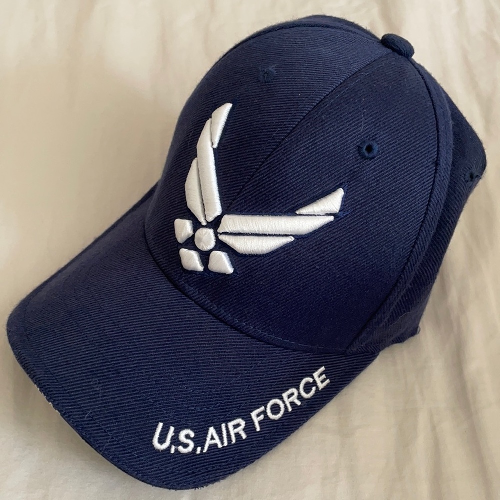 U.S. AIR FORCE Navy Blue USAF 3D Logo Baseball Cap